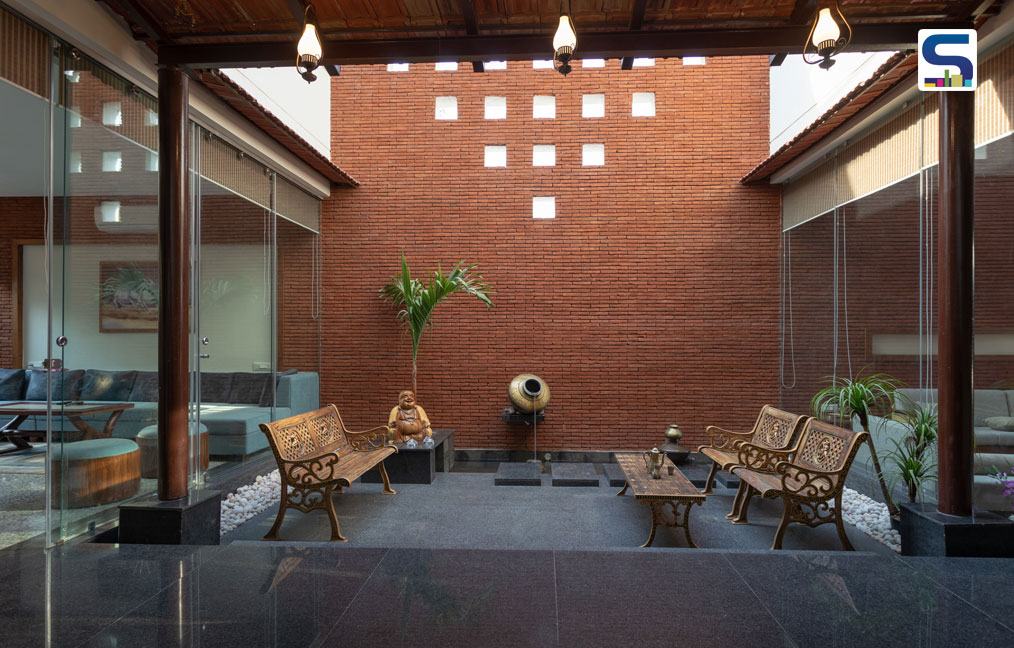 Courtyard view from Dining